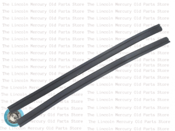 Weatherstrip, Leading Edge Quarter Window Vertical Rubber Pair- NEW